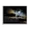 Stupell Industries Witch Flying By Moon Framed Giclee Art